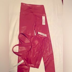 Ellie set metallic pink bottom S top M